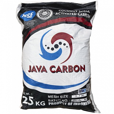 Активированный уголь JAVA CARBON 12х40, мешок 25 кг