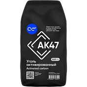 Активированный уголь AK47 12x40, мешок 25 кг (50л)