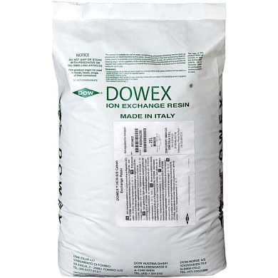 Смола ионообменная Dow Dowex HCR-S/S, мешок 19 кг (25л)